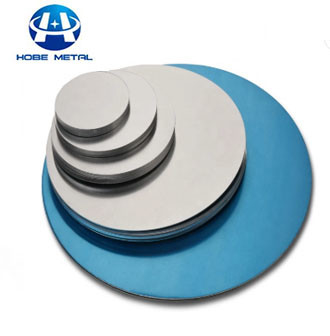 سطح فرآوری شده آسیاب 1050-H14 گره آلومینیومی / دیسک های آلومینیومی قطر 80mm تا 1600mm برای علائم هشدار جاده ای