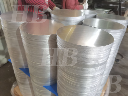 آلیاژ 0.5 میلی متر آلیاژ 1050 3003 دور صفحه آلومینیومی H14 Temper برای تهیه وسایل آشپزی بدون لغزش
