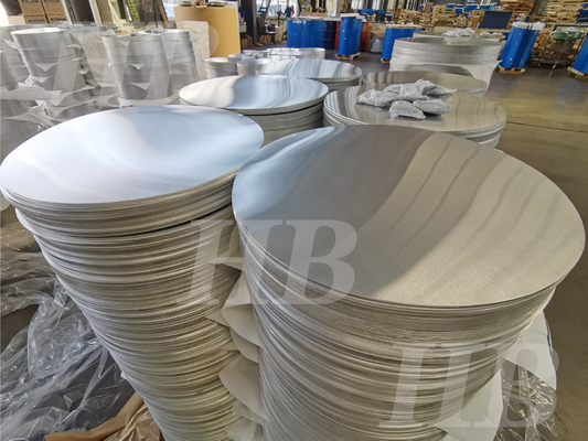 درجه حرارت H14 / H24 1000 سری آلومینیوم صفحه گرد 2.6mm ضخیم برای علائم هشدار ترافیک