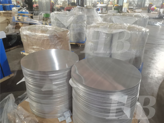 تجربه تولید ده ساله تولیدگاه عرضه مستقیم 0.3-6 mm 80-1600 mm صفحه دایره ای آلومینیوم برای ظروف آشپزی