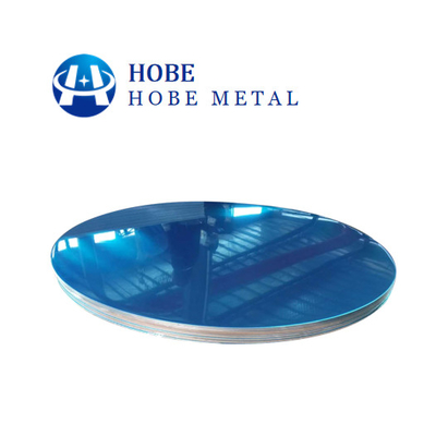 درجه حرارت H14 / H24 1000 سری آلومینیوم صفحه گرد 2.6mm ضخیم برای علائم هشدار ترافیک