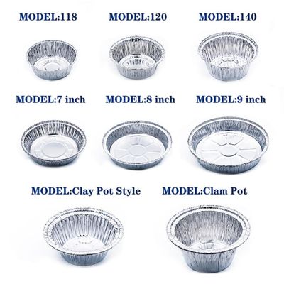 جعبه ناهار آلومینیومی سفارشی با سطح صاف و مواد بازیافتی برای ظروف آشپزی