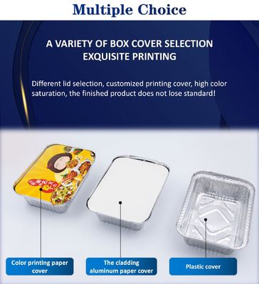 Suitable for food-grade aluminum lunch boxes in the catering industry, customized service, with over ten years of professional factory support