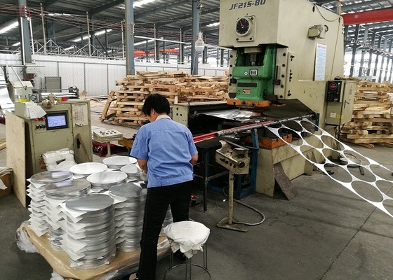 نشانه های ترافیکی سفارشی 1100 آلومینیوم ورق دایره ای H14 Mill Finish 900mm