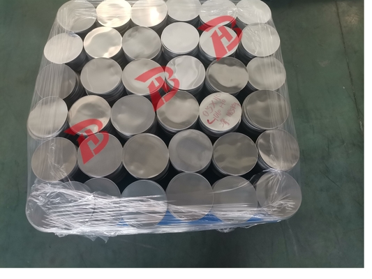سفارشی 6mm آلیاژ 3003 دایره ای صفحه آلومینیوم H14 Temper برای ضد لغزش آشپزخانه