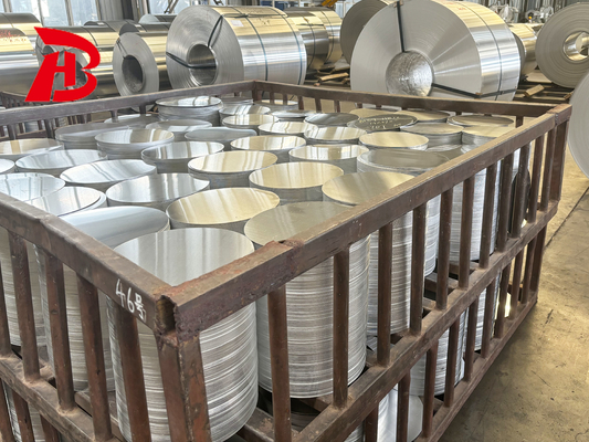 سطح پوشش داده شده B209 ASTM 3003 8011 1050 1100 1060 دایره های دیسک های آلومینیومی برای نان استیک