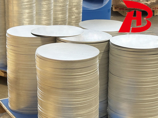 سطح پوشش داده شده B209 ASTM 3003 8011 1050 1100 1060 دایره های دیسک های آلومینیومی برای نان استیک