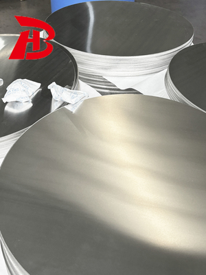چرخ آلومینیومی گرم 1100 1070 0.3mm-6.0mm ضخامت برای علامت ترافیکی