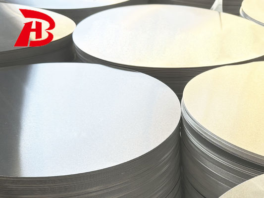 دیسک آلومینیومی سطح بالا 1050/3003 آلیاژ O H12 دمای CC DC مواد مقاوم به شکاف های عمیق قطر سفارشی برای گلدان ها