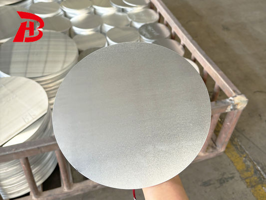 دیسک آلومینیومی سطح بالا 1050/3003 آلیاژ O H12 دمای CC DC مواد مقاوم به شکاف های عمیق قطر سفارشی برای گلدان ها