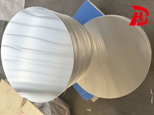 دیسک آلومینیومی سطح بالا 1050/3003 آلیاژ O H12 دمای CC DC مواد مقاوم به شکاف های عمیق قطر سفارشی برای گلدان ها