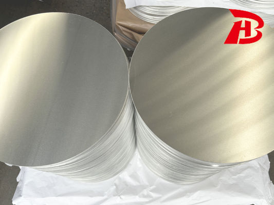 دیسک آلومینیومی سطح بالا 1050/3003 آلیاژ O H12 دمای CC DC مواد مقاوم به شکاف های عمیق قطر سفارشی برای گلدان ها