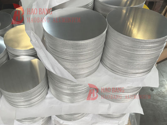 دایره آلومینیومی سفارشی 100-1000mm قطر سطح صاف نقاشی عمیق برای چاپ صنعتی
