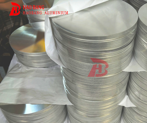 سطح پوشش داده شده B209 ASTM 3003 8011 1050 1100 1060 دایره های دیسک های آلومینیومی برای نان استیک