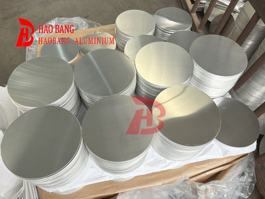 CC DC مواد خام دایره آلومینیومی 1050 1060 3003 آلیاژ O H18 Temper اندازه سفارشی دیسک طراحی عمیق