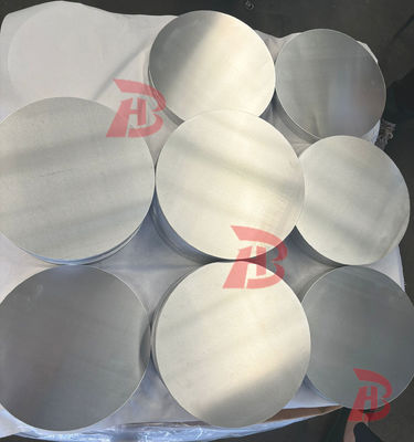 سطح صاف دیسک آلومینیوم سطح بالا 1050 1060 3003 آلیاژ، 0.3 ′′ 6mm ضخیم، اندازه سفارشی آلومینیوم خالی برای پوشش لامپ و گلدان