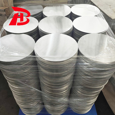 فرش پایان 0.3-6.0mm آلومینیوم دایره صفحه برای آشپزخانه روشنایی بازتاب دهنده تزئینات