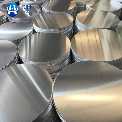 فرش پایان 0.3-6.0mm آلومینیوم دایره صفحه برای آشپزخانه روشنایی بازتاب دهنده تزئینات