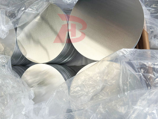 دیسک آلومینیومی سطح بالا 1050/3003 آلیاژ O H12 دمای CC DC مواد مقاوم به شکاف های عمیق قطر سفارشی برای گلدان ها