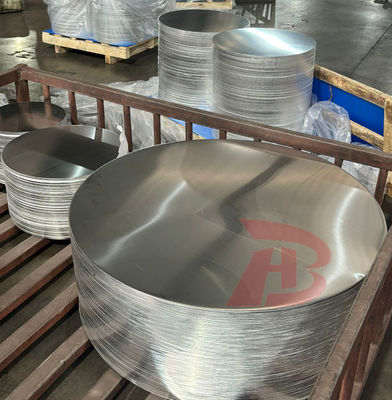 دیسک آلومینیومی سطح بالا 1050/3003 آلیاژ O H12 دمای CC DC مواد مقاوم به شکاف های عمیق قطر سفارشی برای گلدان ها
