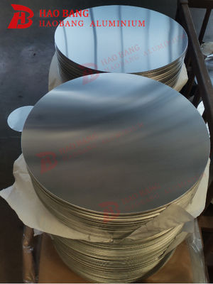 سطح صاف دیسک آلومینیوم سطح بالا 1050 1060 3003 آلیاژ، 0.3 ′′ 6mm ضخیم، اندازه سفارشی آلومینیوم خالی برای پوشش لامپ و گلدان