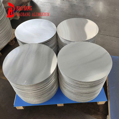 اندازه سفارشی دایره آلومینیوم 0.3-6mm ضخامت 100-1000mm قطر CC DC مواد 1050 1060 3003 آلیاژ مقاوم به ترک نقاشی عمیق برای ظروف آشپزی و لامپ پوشش چاپ
