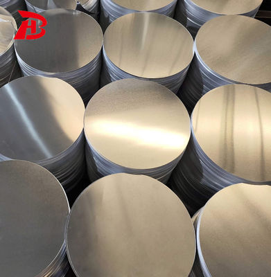 سطح صاف دیسک آلومینیوم سطح بالا 1050 1060 3003 آلیاژ، 0.3 ′′ 6mm ضخیم، اندازه سفارشی آلومینیوم خالی برای پوشش لامپ و گلدان