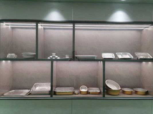 ظروف غذایی فویل آلومینیومی نورد سرد با قطر 500 میلی‌متر