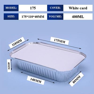 جعبه ناهار فویل آلومینیومی درجه غذایی با 3 گزینه درب