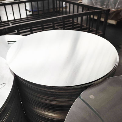 دیسک آلومینیومی سطح بالا 1050/3003 آلیاژ O H12 دمای CC DC مواد مقاوم به شکاف های عمیق قطر سفارشی برای گلدان ها