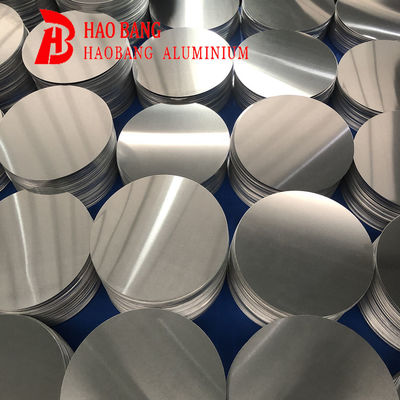 دیسک آلومینیومی سطح بالا 1050/3003 آلیاژ O H12 دمای CC DC مواد مقاوم به شکاف های عمیق قطر سفارشی برای گلدان ها