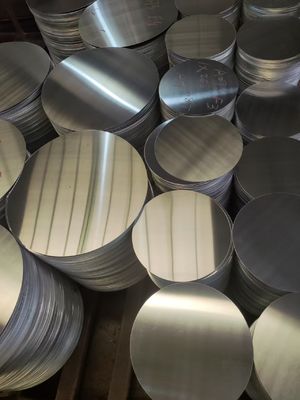 دیسک آلومینیومی سطح بالا 1050/3003 آلیاژ O H12 دمای CC DC مواد مقاوم به شکاف های عمیق قطر سفارشی برای گلدان ها