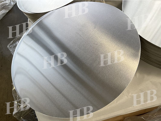 سطح صاف دیسک آلومینیوم سطح بالا 1050 1060 3003 آلیاژ، 0.3 ′′ 6mm ضخیم، اندازه سفارشی آلومینیوم خالی برای پوشش لامپ و گلدان