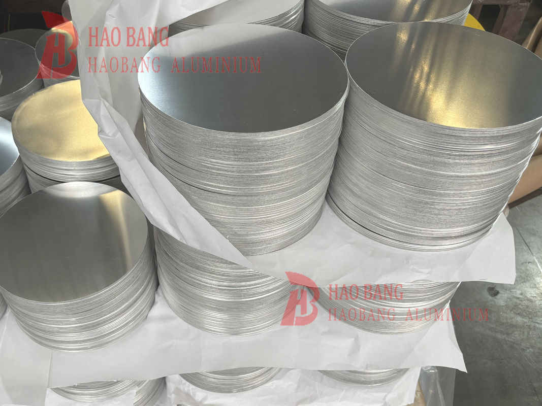 دایره آلومینیومی سفارشی 100-1000mm قطر سطح صاف نقاشی عمیق برای چاپ صنعتی