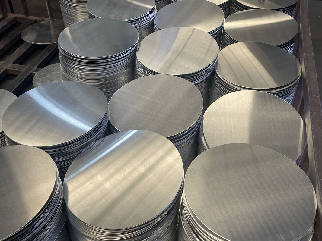 1050 1060 Aluminum Circle CC DC Material O H12 Temper Deep Drawing Crack Resistant Disc for Cookware Pots and Pans