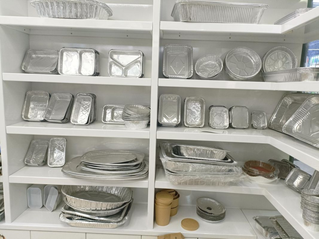 مناسب برای جعبه های ناهار آلومینیومی با درجه غذایی در صنعت پذیرایی، خدمات سفارشی، با بیش از ده سال پشتیبانی کارخانه حرفه ای