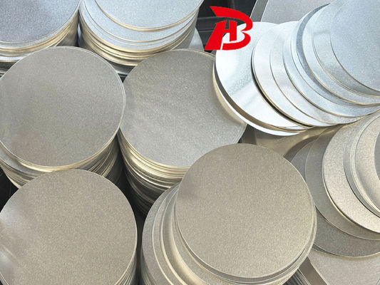 سطح بالا 1050/3003 آلیاژ آلومینیوم دیسک عمیق کشش مقاومت در برابر ترک قطر سفارشی 80-1600mm برای ظروف آشپزی و چاپ صنعتی