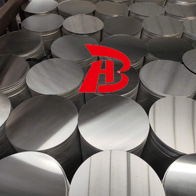 سطح صاف دیسک آلومینیوم سطح بالا 1050 1060 3003 آلیاژ، 0.3 ′′ 6mm ضخیم، اندازه سفارشی آلومینیوم خالی برای پوشش لامپ و گلدان