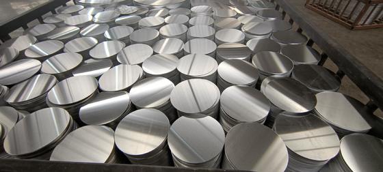 High-Shine Silvery Aluminum Circles 1050/1080 80-1600MM for Household Fixtures